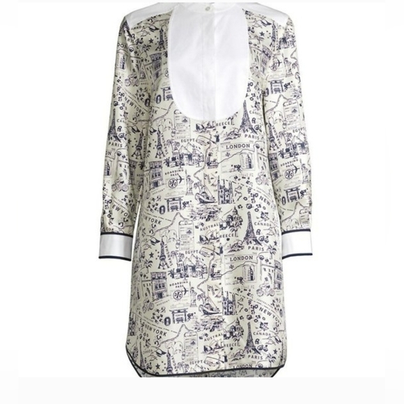 Tory Burch Dresses & Skirts - Tory Burch Printed Silk Tunic Dress
